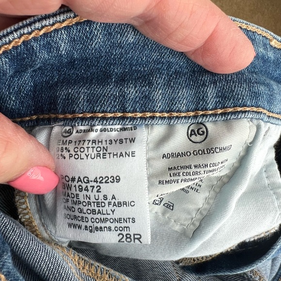 AG The Farrah Skinny Jean High Rise sz 28 - Picture 14 of 15